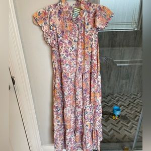 High neck maxi dress